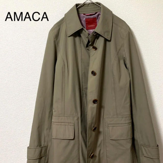 AMACA ゴアテックス トレンチコート （マスタードイエロー）