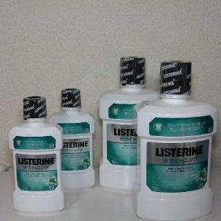 リステリン(LISTERINE)のリステリン ホワイトニング 1000ml+250ml 2セット(口臭防止/エチケット用品)