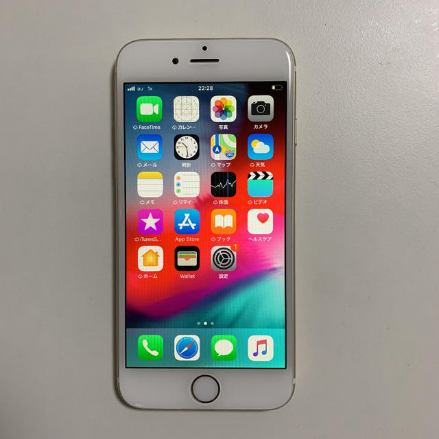 iPhone6  au ゴールド 64GB バッテリー88%