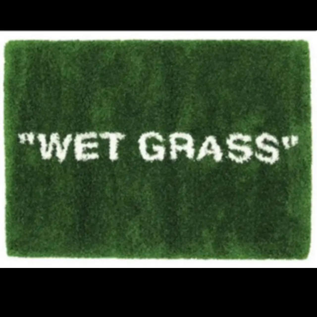 品質検査済 OFF-WHITE - IKEA MARKERAD WET GRASS ラグ Virgil Abloh