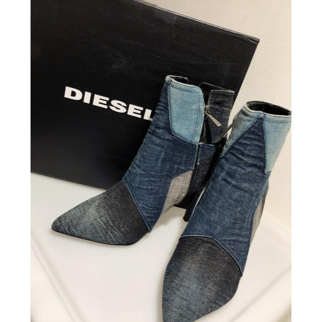 未使用☆DIESELデニムショートブーツ