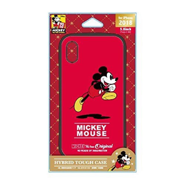 Disney(ディズニー)のiPhoneXS用 ハイブリッドタフケース ミッキーマウス/レッド  スマホ/家電/カメラのスマホアクセサリー(iPhoneケース)の商品写真