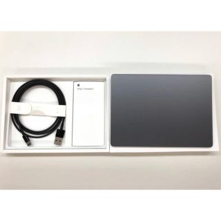 アップル(Apple)のMagic Trackpad 2 スペースグレー 中古美品 付属品完備(デスクトップ型PC)