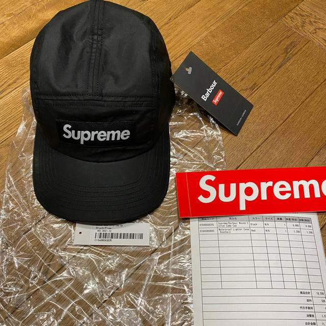 Supreme Barbour Waxed Cotton Camp cap