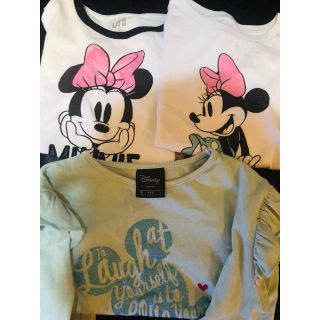 ユニクロ(UNIQLO)のDisney Mickey 3点セット  110cm(Tシャツ/カットソー)