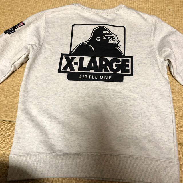 XLARGE(エクストララージ)のエクストララージ　トレーナー　130 キッズ/ベビー/マタニティのキッズ服男の子用(90cm~)(Tシャツ/カットソー)の商品写真