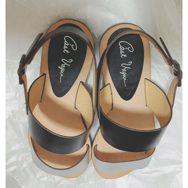 新品 C'ast vague セベージュ サンダルの通販 by sshop|ラクマ