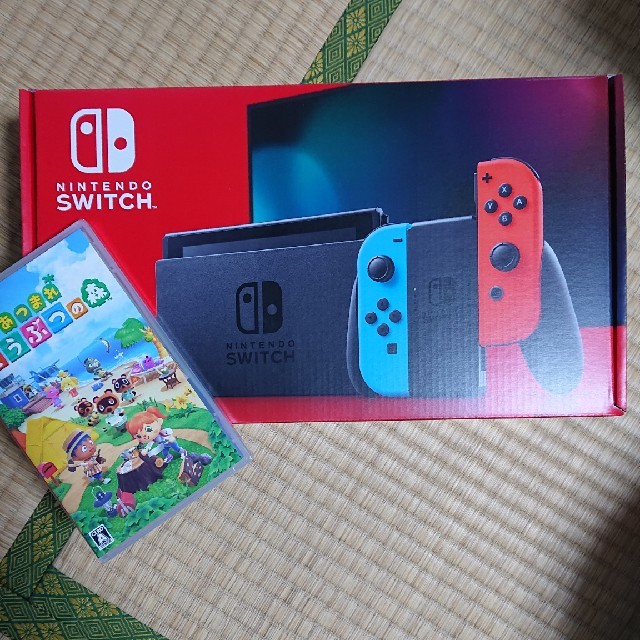 ゲームソフト/ゲーム機本体☆新品未開封☆ニンテンドースイッチ Switch 本体 あつまれどうの森　セット