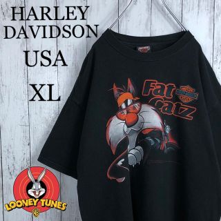 ハーレーダビッドソン(Harley Davidson)の【激レア】【USA】【ハーレーダビッドソン】【ルーニートゥーンズ】Tシャツ☆XL(Tシャツ/カットソー(半袖/袖なし))