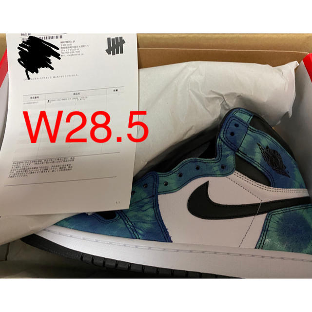 Air jordan 1 tie dye 28.5