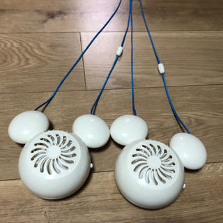 ディズニー(Disney)の東京ディズニーランドのミニ扇風機２つセット(扇風機)