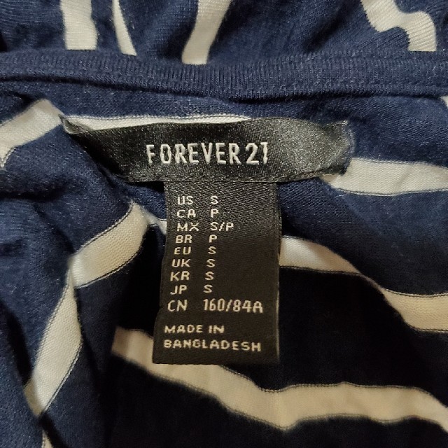 FOREVER 21(フォーエバートゥエンティーワン)のforever21 ワンピース　ボーダー レディースのワンピース(ミニワンピース)の商品写真