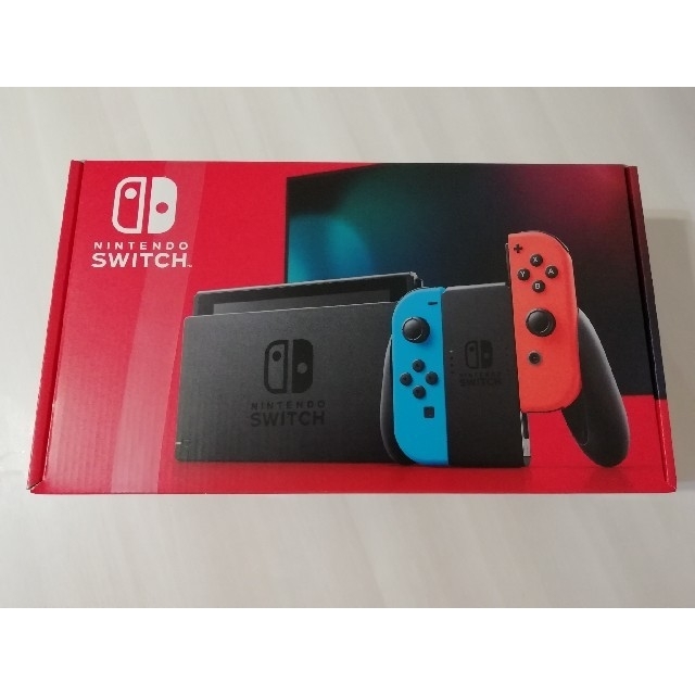 Nintendo Switch 新型 ネオンブルー/レッド 新品フィルム付エンタメホビー