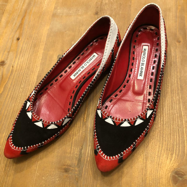 Ron Herman(ロンハーマン)のMANOLO BLAHNIK マノロブラニク ronherman 根岸 フラット レディースの靴/シューズ(バレエシューズ)の商品写真