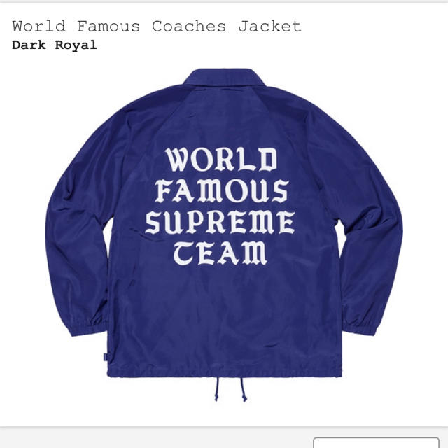 supreme World Famous Coaches Jacket L 新品