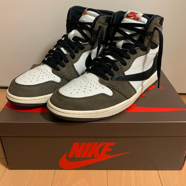 NIKE - AIR JORDAN1 high Travis Scott AJ1 29cmの通販 by たろ｜ナイキならラクマ