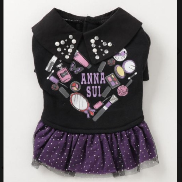 ANNA SUI(アナスイ)の新品 ペット服 アナスイ コスメディックスウェット XS ブラック その他のペット用品(犬)の商品写真