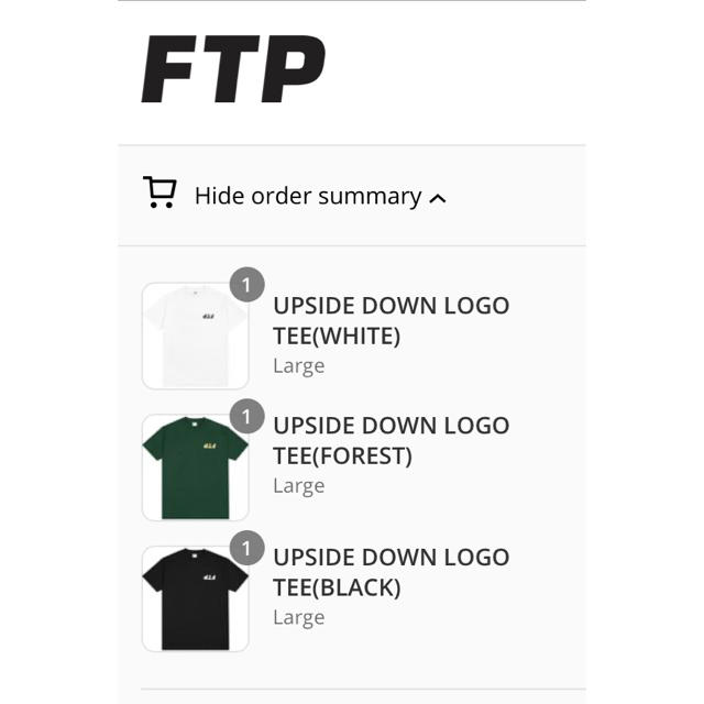 Supreme(シュプリーム)のFUCK THE POPULATION FTP UPSIDE DOWN TEE メンズのトップス(Tシャツ/カットソー(半袖/袖なし))の商品写真