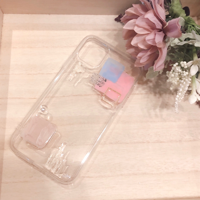 TODAYFUL(トゥデイフル)のmy様専用＊11【"O"case.】ニュアンスiPhoneケース m-42 スマホ/家電/カメラのスマホアクセサリー(iPhoneケース)の商品写真