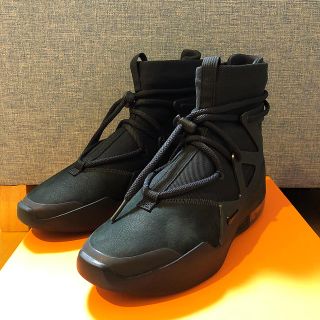 ナイキ(NIKE)のAIR FEAR OF GOD 1 BLACK(スニーカー)