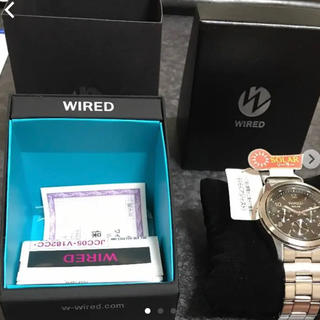 ワイアード(WIRED)のWIRED 腕時計 新品未使用 ソーラー men's SEIKO(腕時計(アナログ))