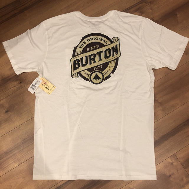 BURTON(バートン)の【希少】BURTON バートン　ポケットTシャツ　バックプリント　XL メンズのトップス(Tシャツ/カットソー(半袖/袖なし))の商品写真