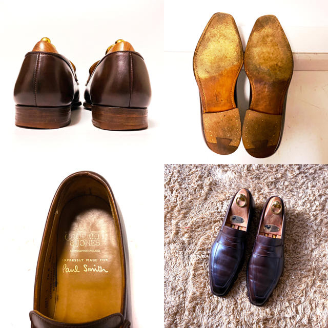 358.CROCKETT&JONES 別注　ペニーローファー　7.5E 3