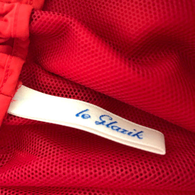 LE GLAZIK(ルグラジック)の●le glazik リネンスカート 赤●ル グラジック レディースのスカート(ひざ丈スカート)の商品写真