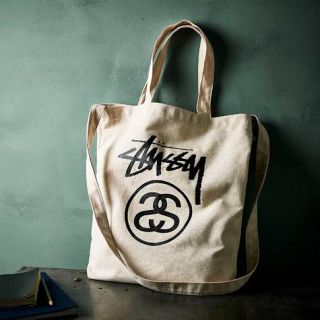 ステューシー(STUSSY)のSTUSSY 2Way トートバッグ　オフホワイト　値下げOK(トートバッグ)