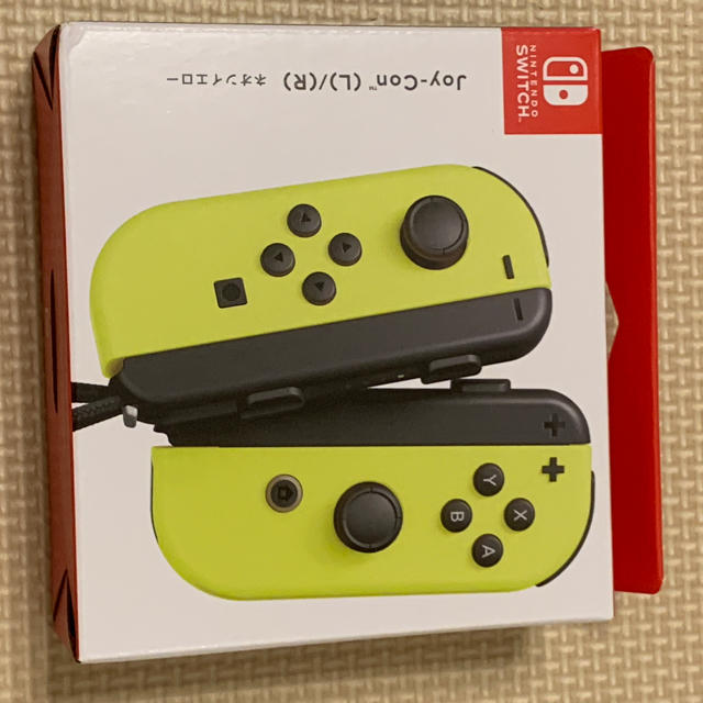 高い素材】 Switch ジョイコン ネオングリーン×ネオンイエロー