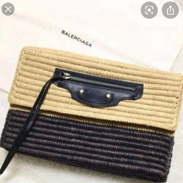 お買得!】 Balenciaga - お値下げ!バレンシアガ カゴクラッチバッグ