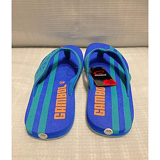 havaianas(ハワイアナス)の未使用ビーチサンダル青24〜24.5センチ レディースの靴/シューズ(ビーチサンダル)の商品写真