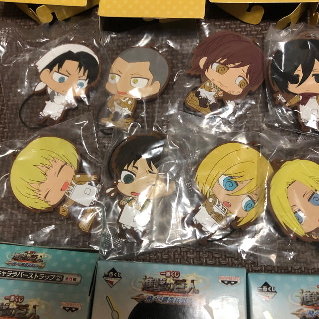 講談社 - 進撃の巨人 一番くじ I賞 ちみキャララバーストラップ 全種
