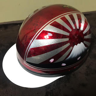 レッド ラップ塗装 富士日章 コルク半 ヘルメット 取り扱い店舗
