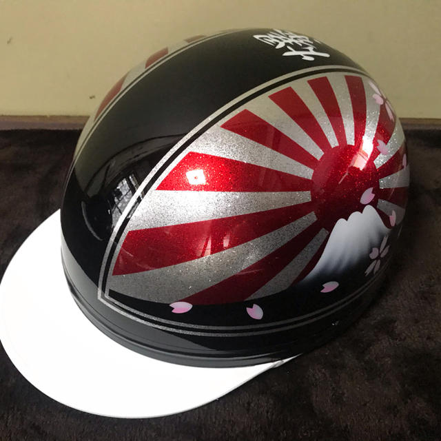 最大61%オフ! 富士日章 コルク半 ヘルメット 旧車會 暴走族