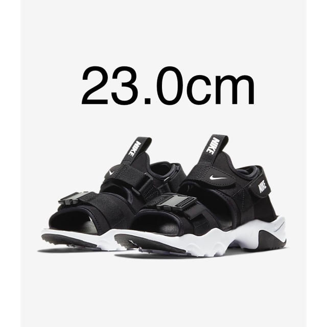 NIKE ナイキ キャニオン サンダル 黒 白 23.0 www.jaiba.mg.gov.br