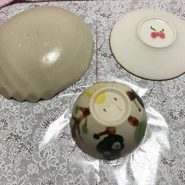 石木文さん 花咲く森 大皿 未使用-