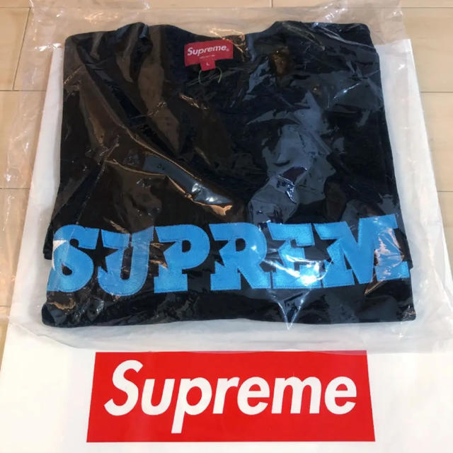 Supreme Star Logo Top Tee ネイビーL 新品