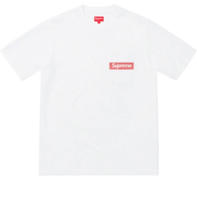 Supreme(シュプリーム)のsupreme  Mesh  Pocket   tee ボックスロゴ メンズのトップス(Tシャツ/カットソー(半袖/袖なし))の商品写真