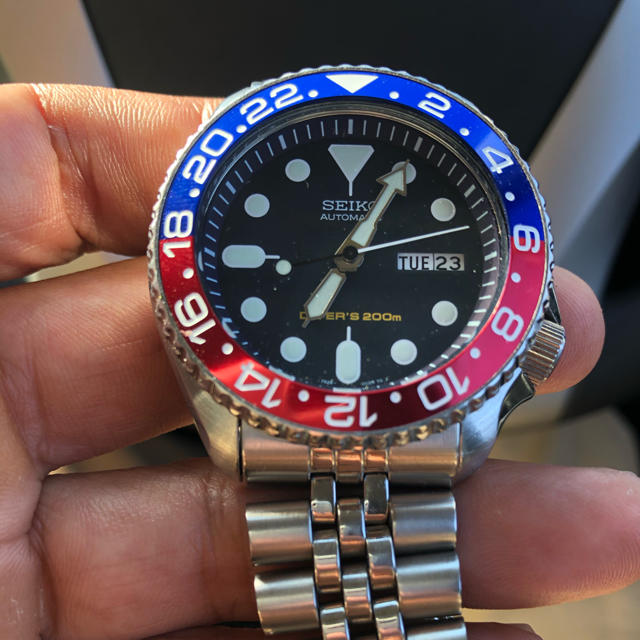 最終値下げSEIKO ネイビーボーイ SKX009 7S26-0020 ペプシ時計