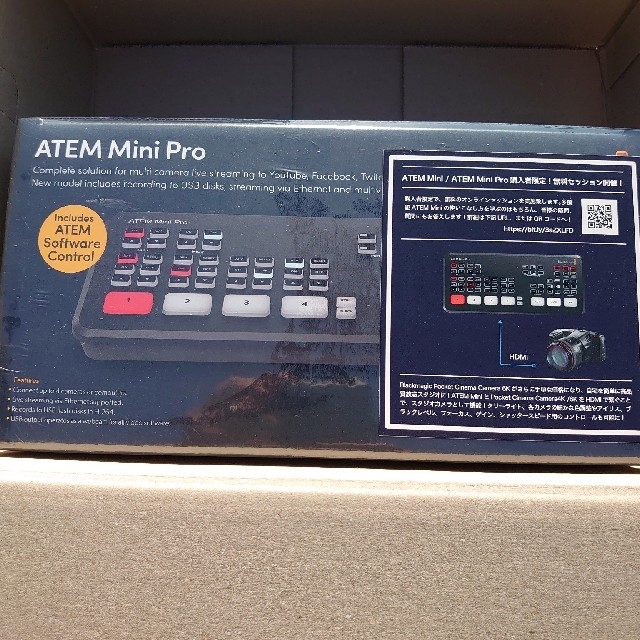 即日発送 Blackmagic Design ATEM Mini Pro新品