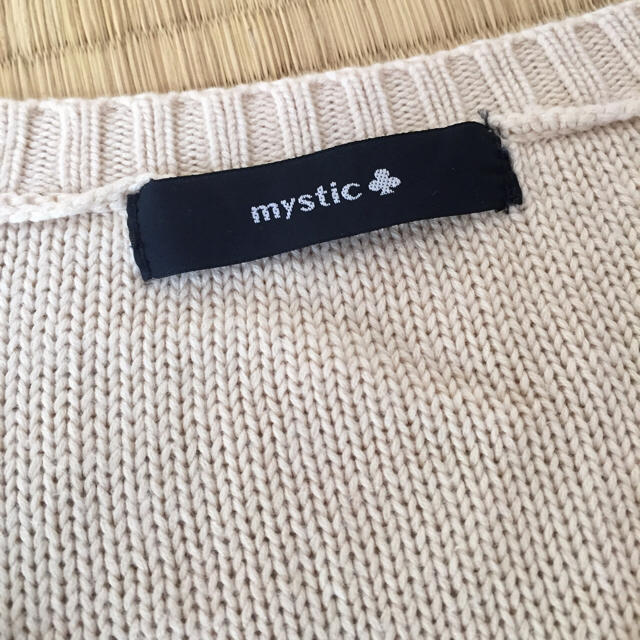 mystic(ミスティック)の美品ゆったり春物ニットチュニック レディースのトップス(ニット/セーター)の商品写真