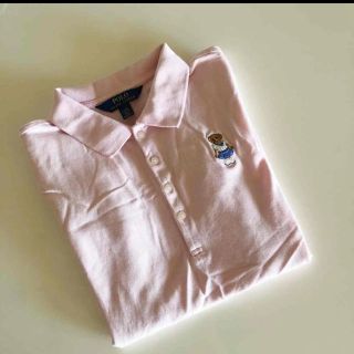 ポロラルフローレン(POLO RALPH LAUREN)のpoloガールズ12歳〜14歳☆ポロベアポロシャツ☆ピンク(Tシャツ/カットソー)