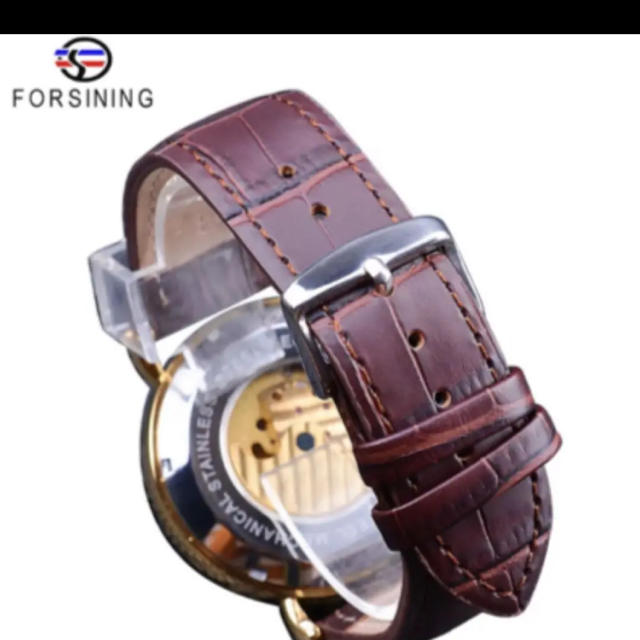Forsining　トゥールビヨン　ブランド物最高級メンズ腕時計 機械式自動巻き
