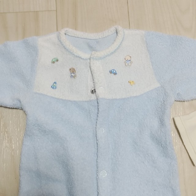 【値下げ！】長袖ロンパース　50～60cm キッズ/ベビー/マタニティのベビー服(~85cm)(ロンパース)の商品写真