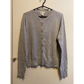 エイチアンドエム(H&M)のカーディガン　H&M Sサイズ　グレー(カーディガン)