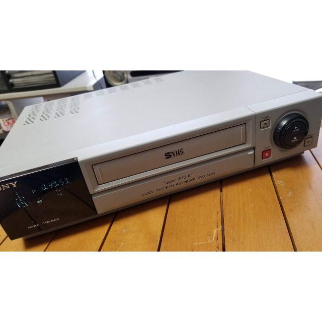 SONY(ソニー)のSONY 業務用S-VHS ビデオカセットレコーダー SVO-2500 スマホ/家電/カメラのテレビ/映像機器(ブルーレイレコーダー)の商品写真