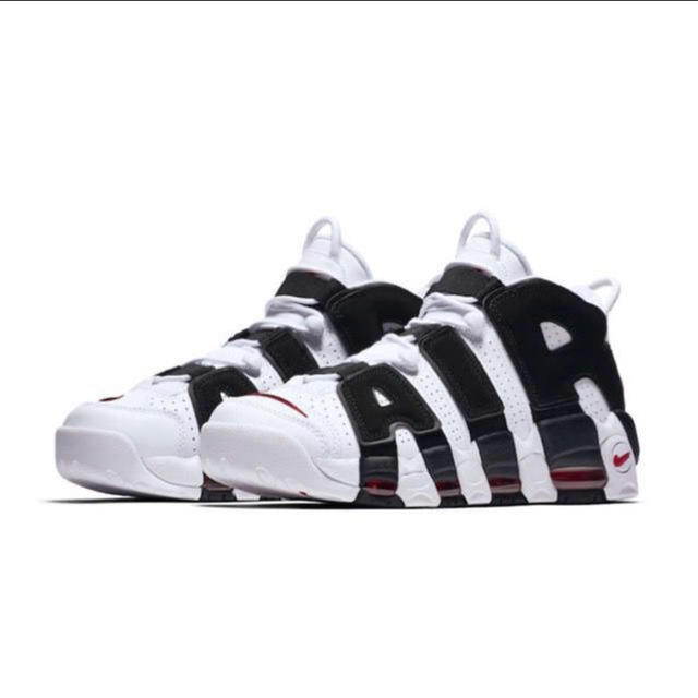 靴/シューズNIKE AIR MORE UPTEMPO ZEBRA エアモアアップテンポ