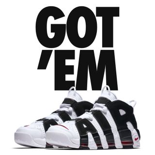 ナイキ(NIKE)のNIKE AIR MORE UPTEMPO 27cm(スニーカー)