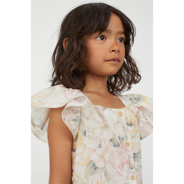 H&M(エイチアンドエム)のキッズブラウス キッズ/ベビー/マタニティのキッズ服女の子用(90cm~)(ブラウス)の商品写真